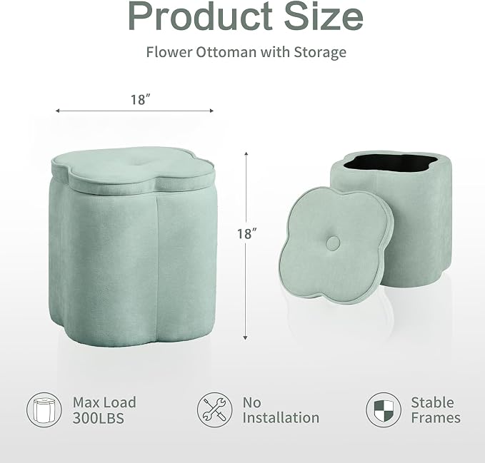 Flower-seafoam Green