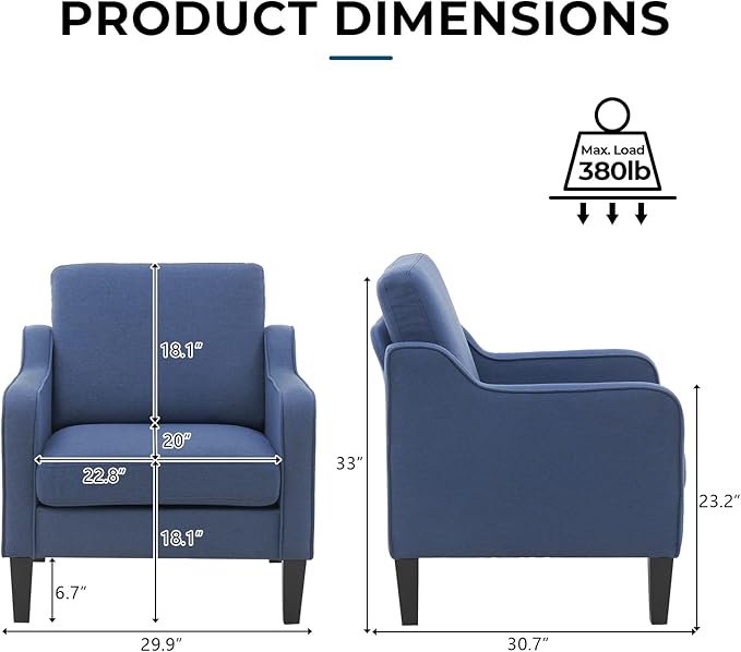 Navy Blue Linen
