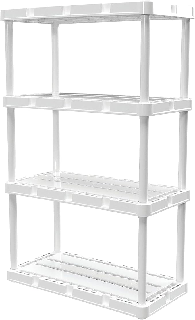 4 Shelf - White