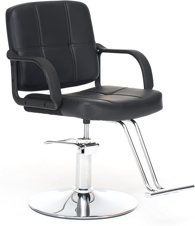 Black Seat & Silver Base