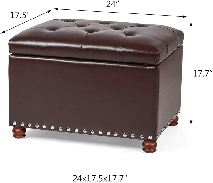 Dark Brown With Button