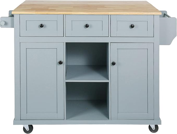 Blue + Mdf + Rubber Wood