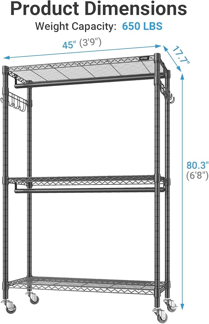 Black Rack with Grey Cover