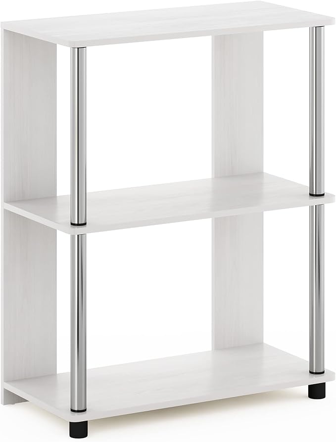 White Oak/Stainless Steel