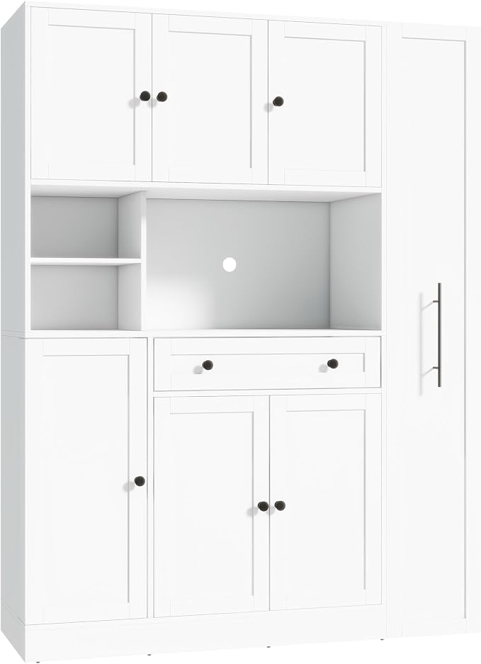 White + Mdf + Farmhouse