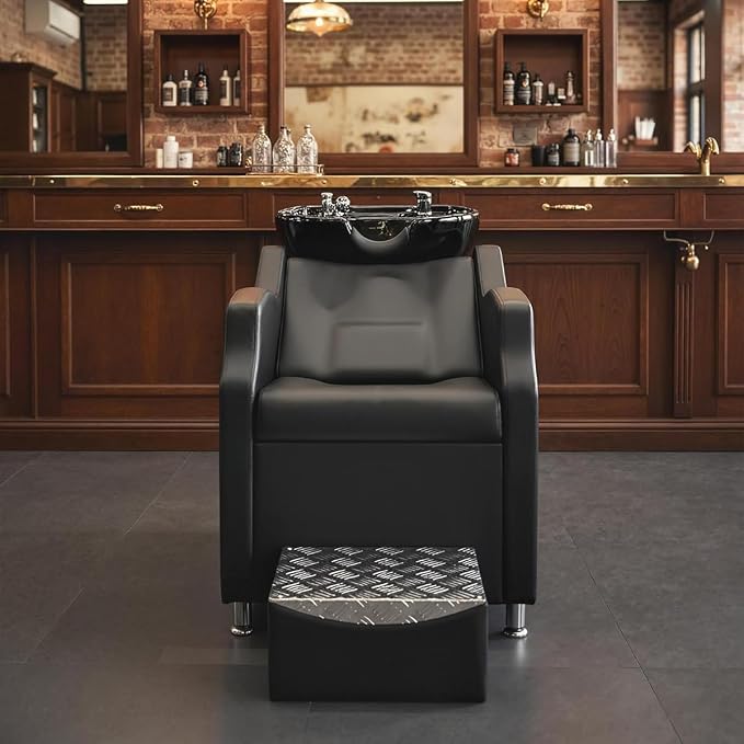 Black Abs Shampoo Bowl