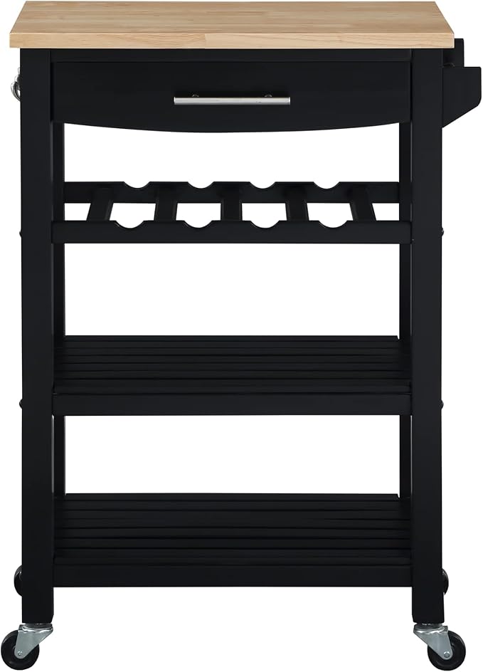 Black/Butcher Block