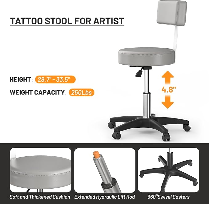 Gray Tattoo Chair 67