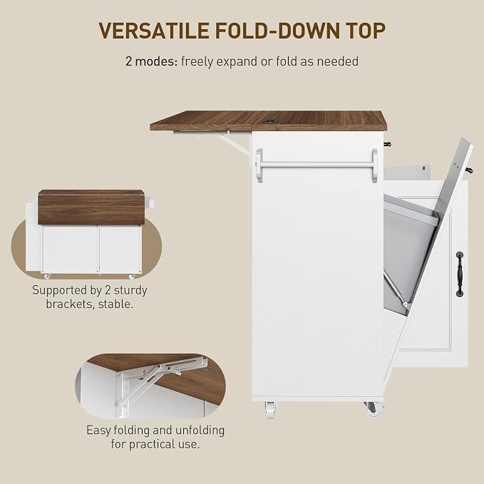 White + Walnut