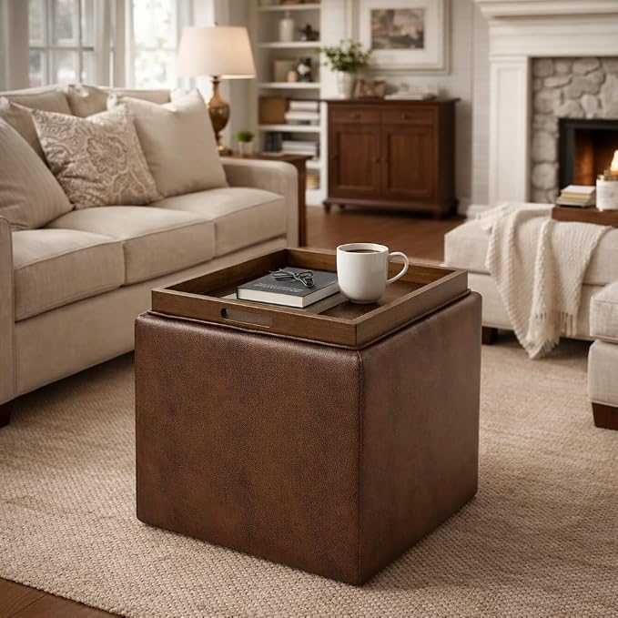 Brown Faux Leather