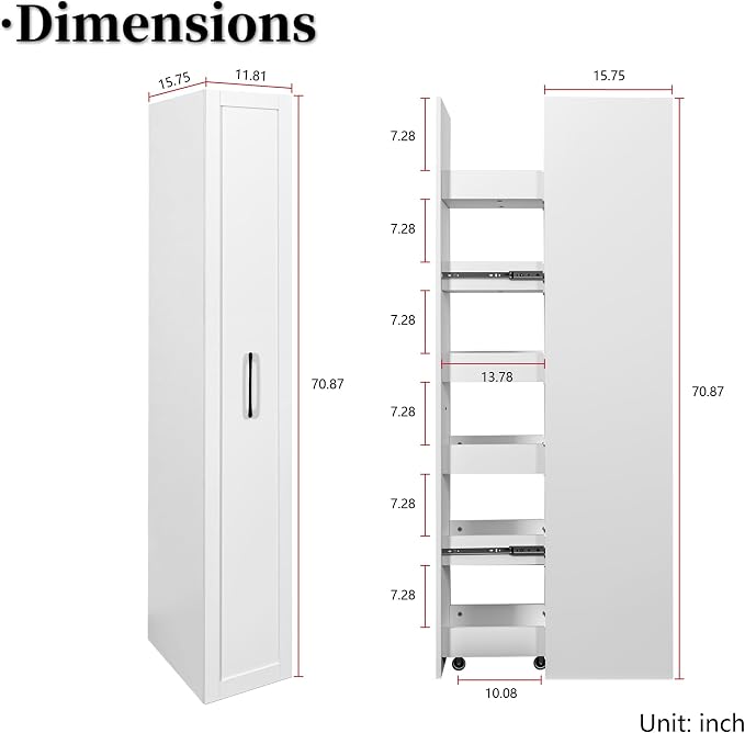 C01 White 6-tier