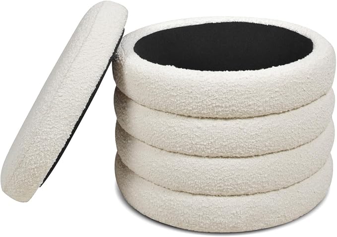 Ivory Off White Boucle