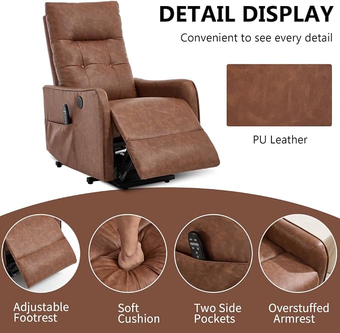 Light Brown Faux Leather