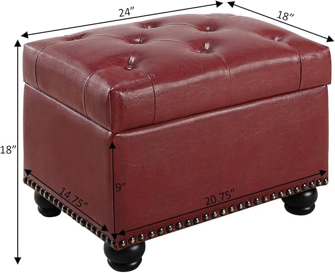 Burgundy Faux Leather