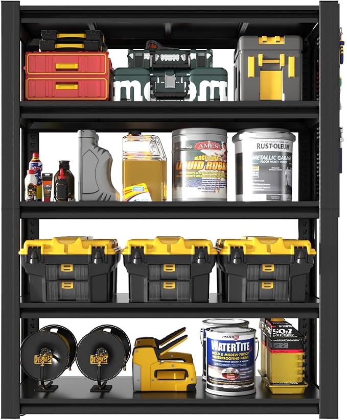 78h*47w*18d+ 5 Tier + Pegboard