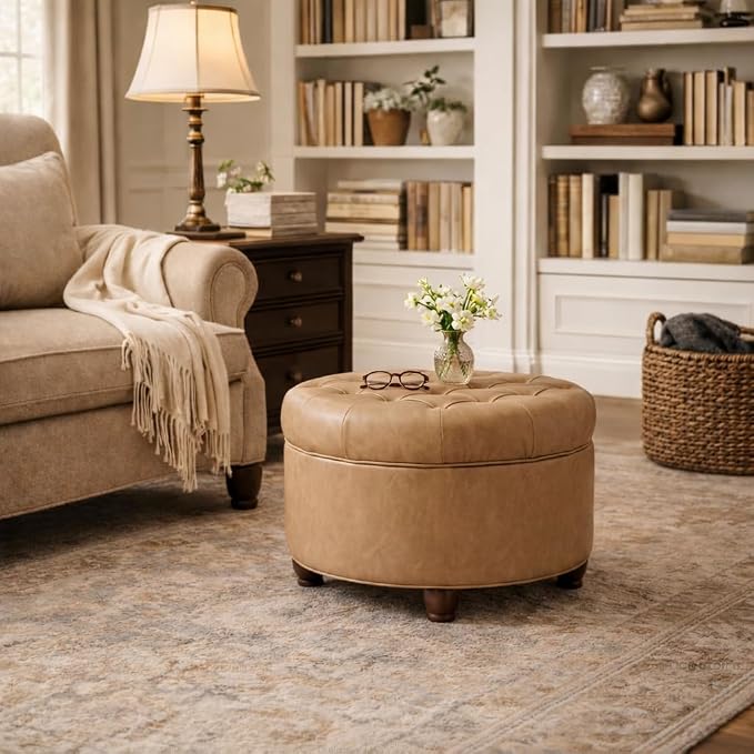 Sand Faux Leather