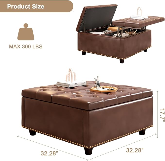 Brown Faux Leather