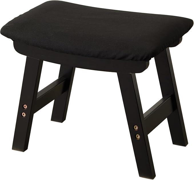 Black Stool Legs - Black Surface