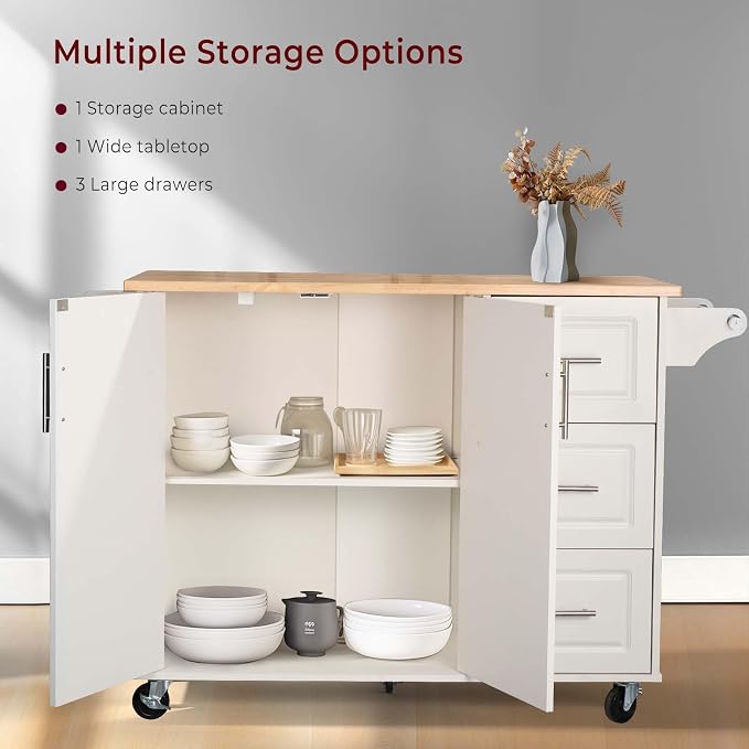 White-3 Drawers