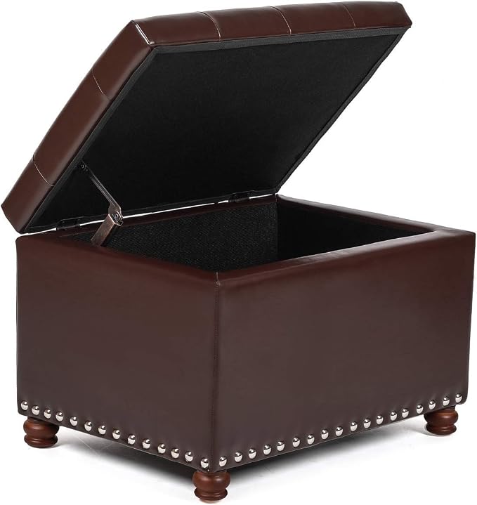 Dark Brown With Button