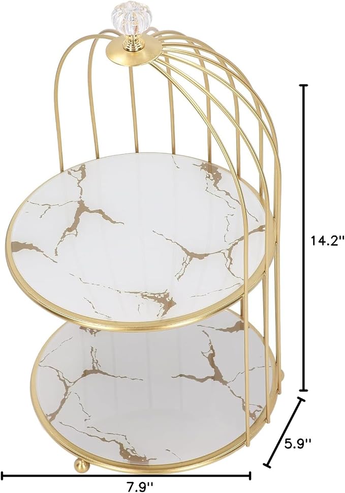 White Base Gold Pattern