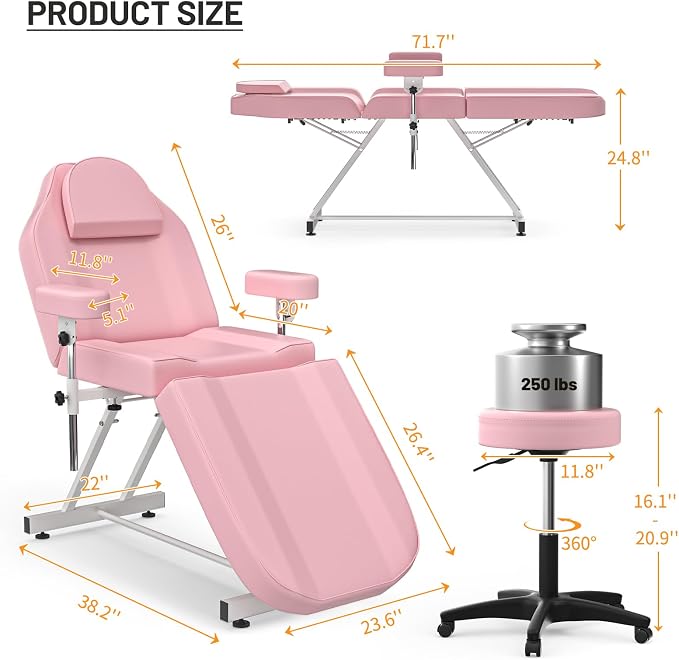 Pink Tattoo Chair 30