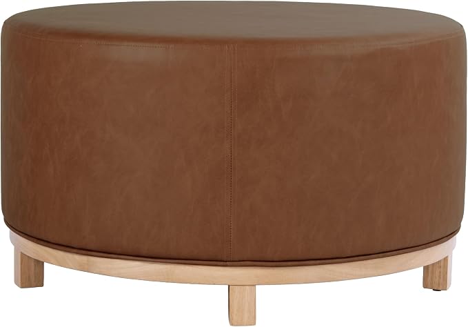 Chestnut Brown Faux Leather