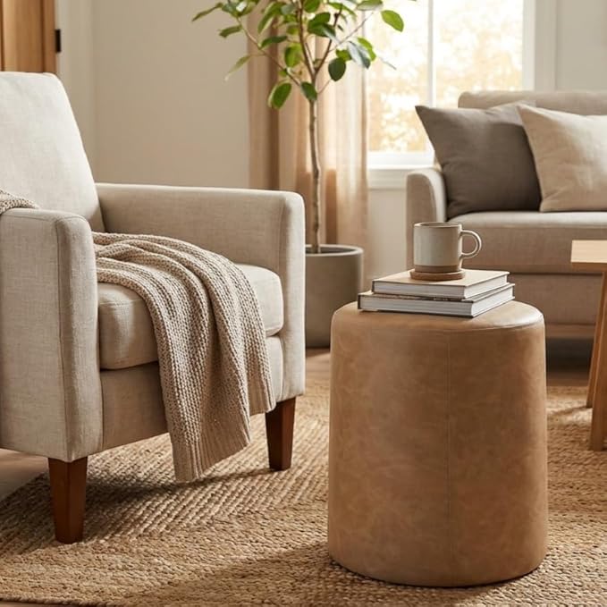 Sand Faux Leather