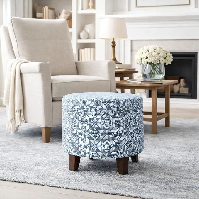 Blue Indigo Print