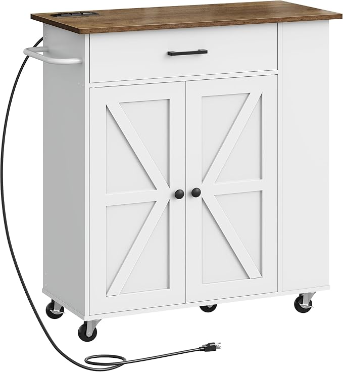 White and Walnut
