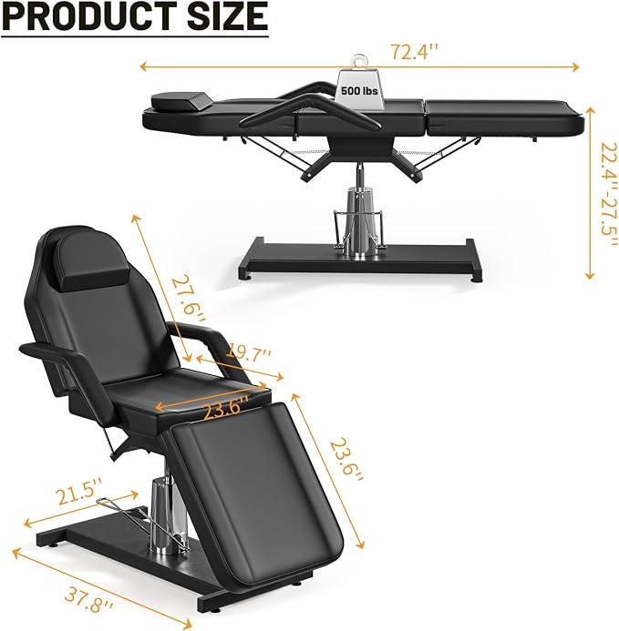 Black&fixed Armrest