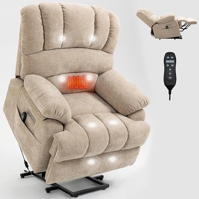 Beige + Chenille + Fiber Foam and Polyester Fiber Pa
