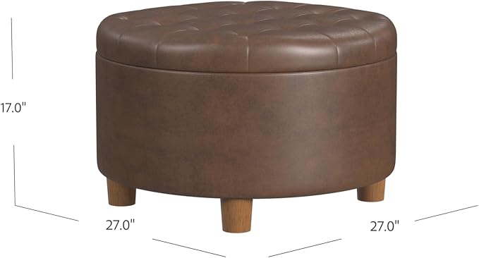 Brown Faux Leather