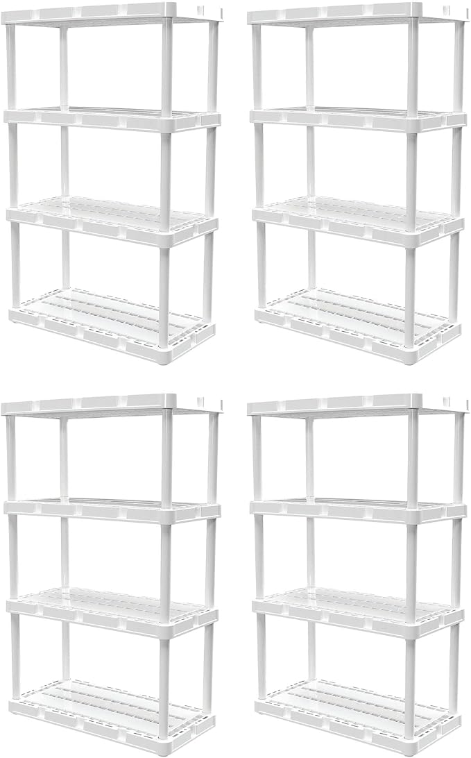 4 Shelf - White