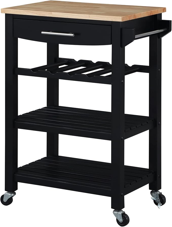 Black/Butcher Block