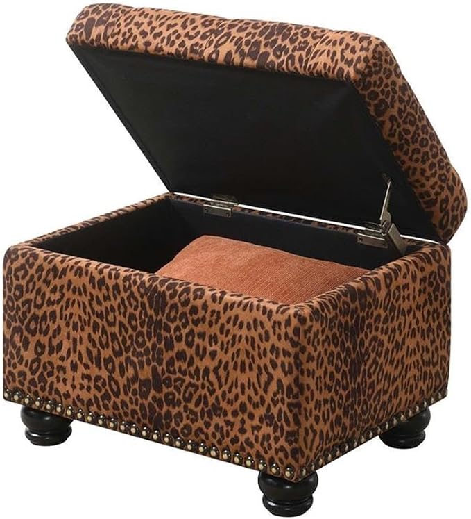 Forest Leopard Print Fabric