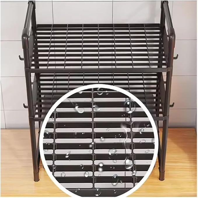 Black 2-tier