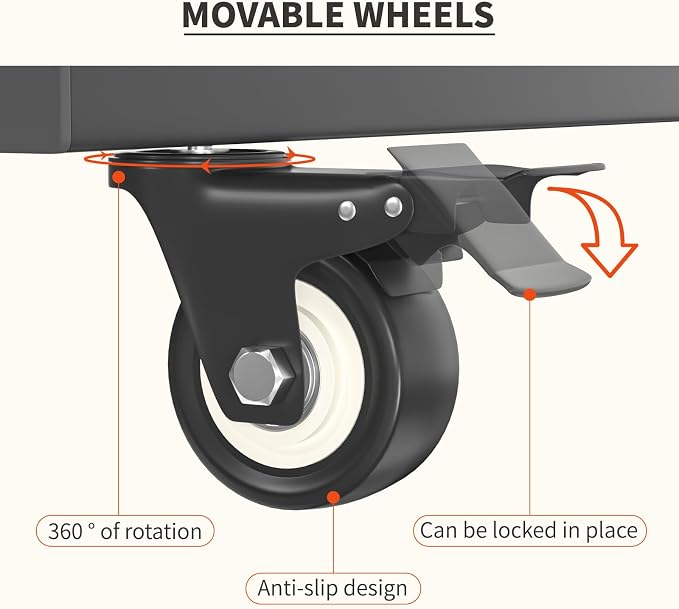 Bk-basic Armrest&stool&wheel