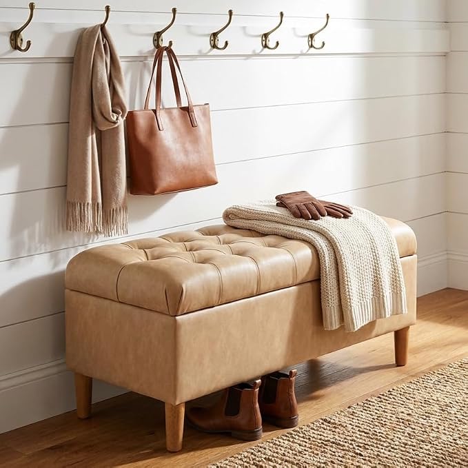 Sand Faux Leather