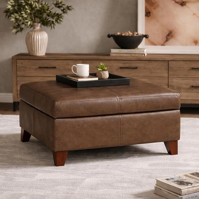 Brown Faux Leather