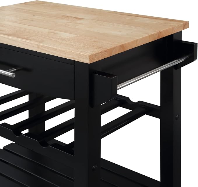 Black/Butcher Block