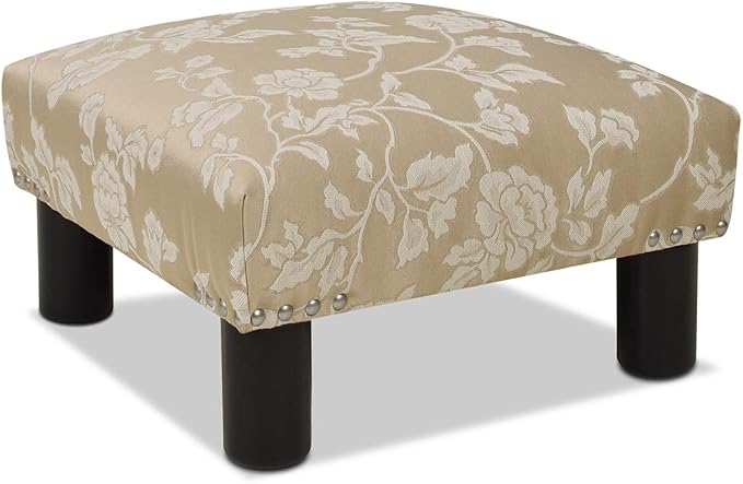 Champagne Beige Floral Jacquard
