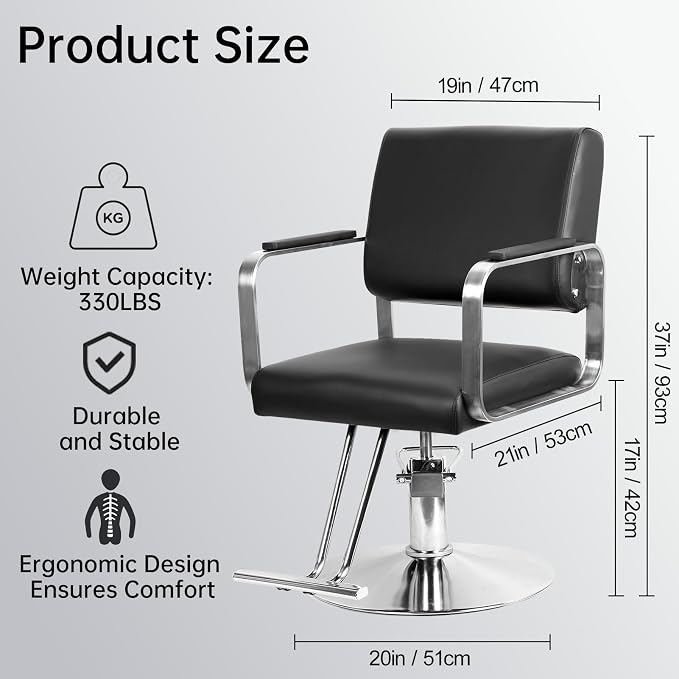 Salon Chair Black