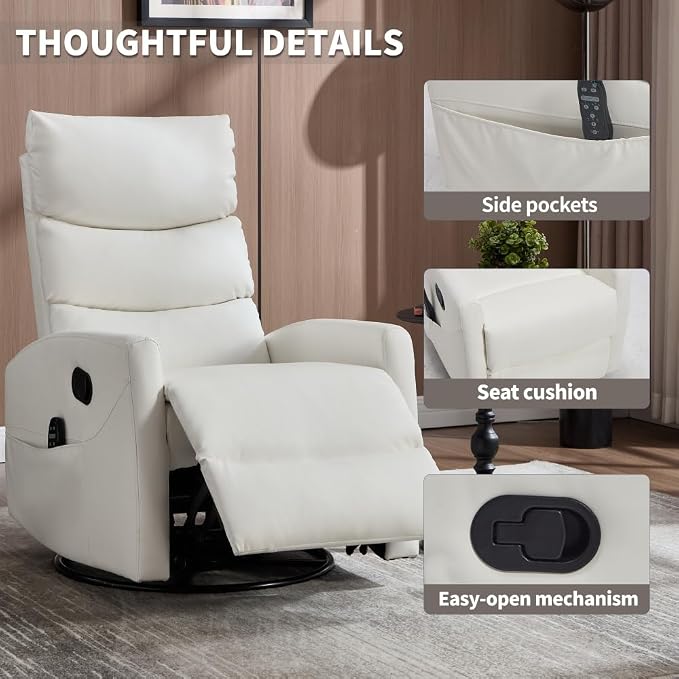White + Metal & Wood + Fiber Foam and Polyester Fiber Pad