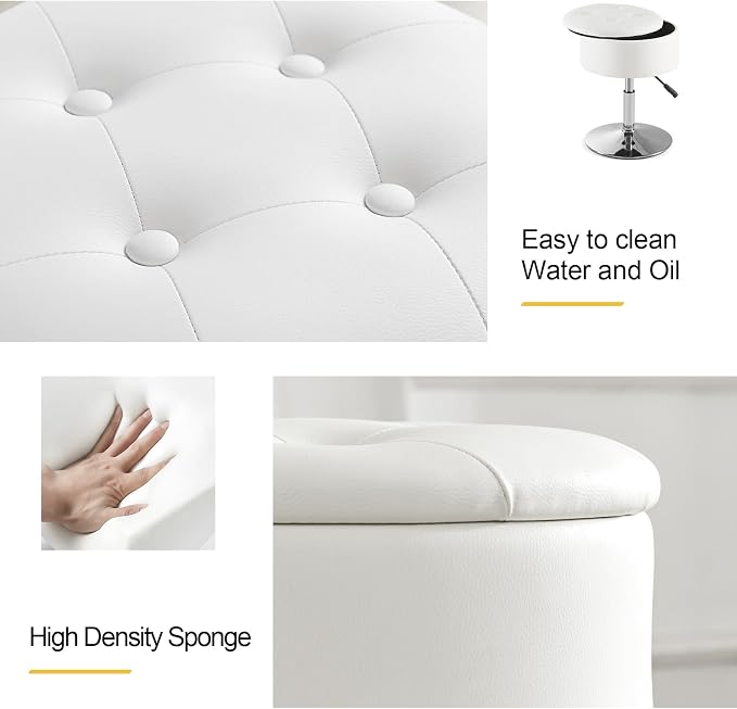 White With Storage
