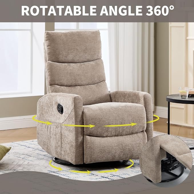 Khaki + Metal & Wood + Fiber Foam and Polyester Fiber Pad
