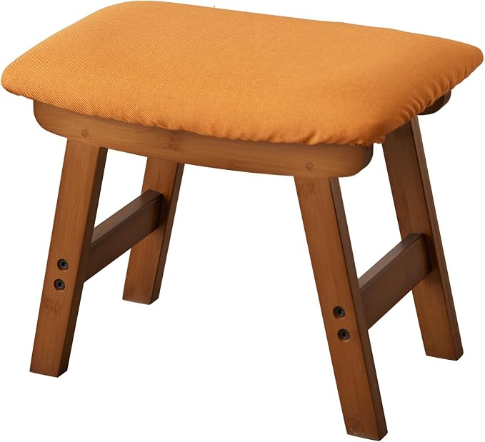 Brown Stool Legs - Orange Surface