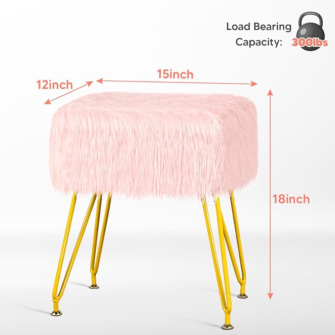Rectangular-pink/Golden
