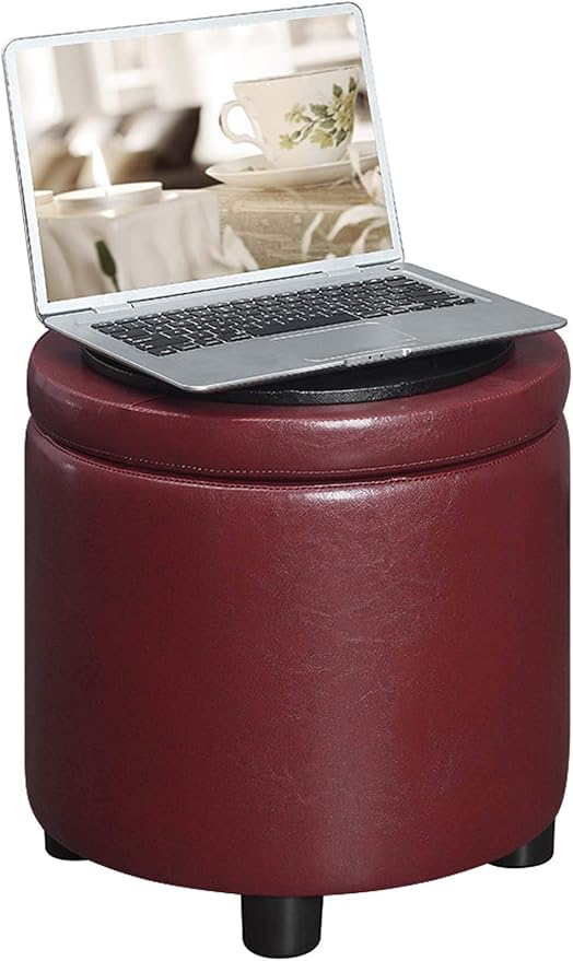 Burgundy Faux Leather