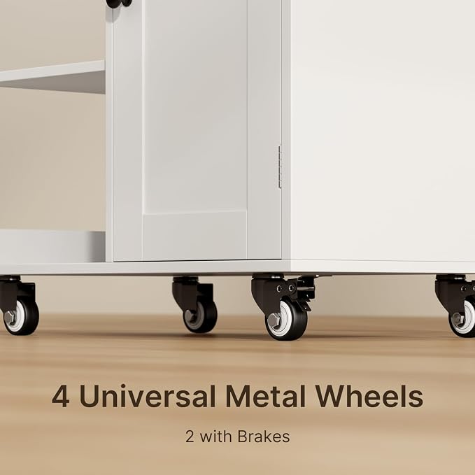 White & Tabletop-oak Color